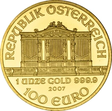 2007 Austrian Gold Philharmonic Coin 1oz