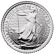 2022 1/10oz Platinum Britannia Coin