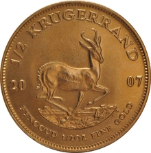 2007 1/2oz Krugerrand Gold Coin