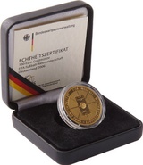 100 Euro 2006 FIFE-Fußballweltmeisterschaft Gold Coin