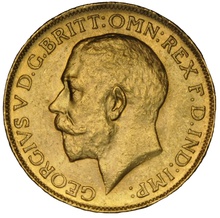 1917 Gold Sovereign - King George V - C