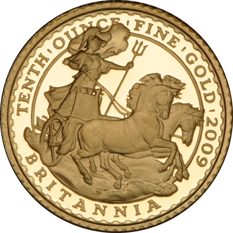 2009 Tenth Ounce Proof Britannia Gold Coin