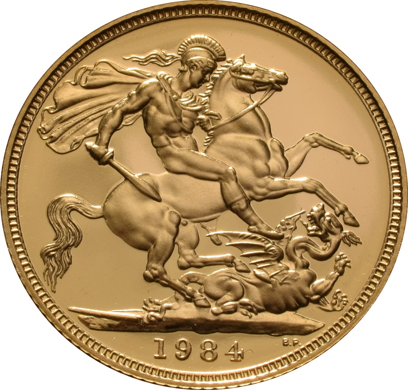 1984 Gold Proof Sovereign Three Coin Set (standard)
