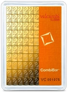 100 x 1g Gold Bar Valcambi CombiBar