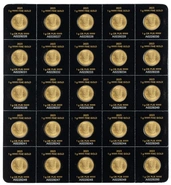 2023 MapleGram 25 x 1g Gold Coins
