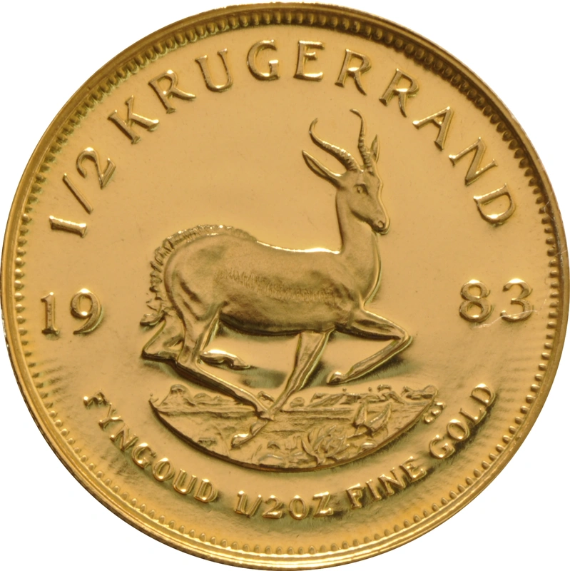 1983 Proof 1/2oz Krugerrand Gold Coin