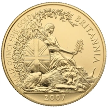 2007 1/2oz Gold Britannia Coin