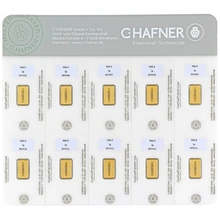 10 x 1g Gold Bar C. Hafner SmartPack Minted