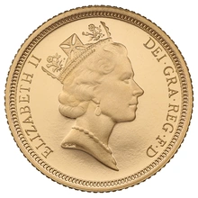 1994 Proof Gold Half Sovereign Boxed
