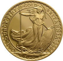 2000 Proof Gold Britannia 4 Coin Set Boxed