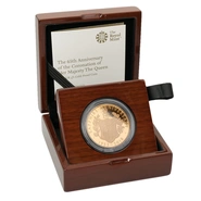 2018 Proof Gold Crown £5 Coin 65th Anniversary of the Queen's Coronation Boxed