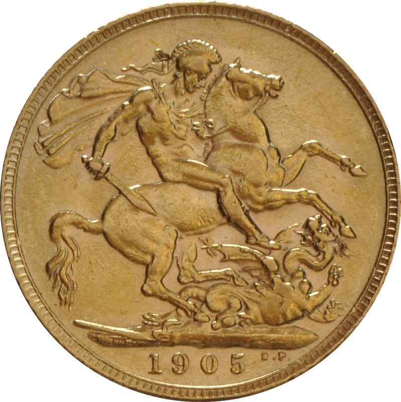 1905 Gold Sovereign - King Edward VII - London