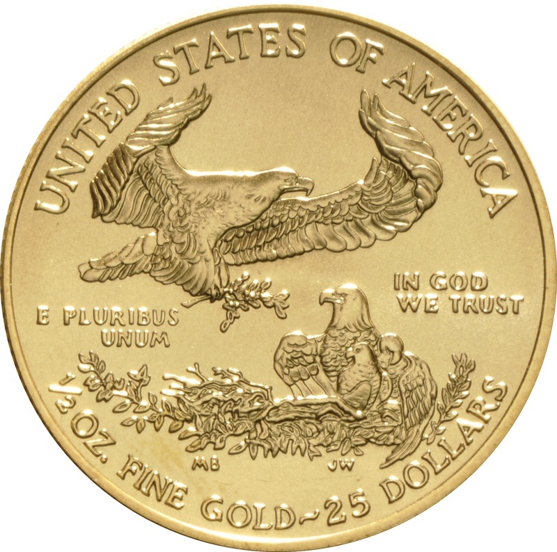 2011 Half Ounce Eagle Gold Coin