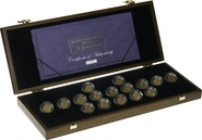 1900-1915 Gold Half Sovereign Collection Boxed
