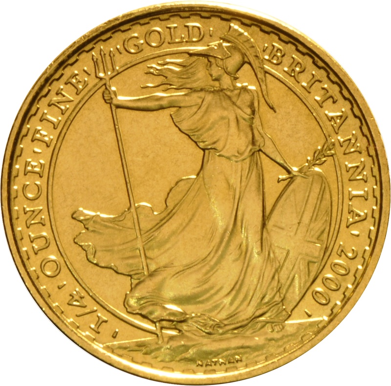 2000 Quarter Ounce Britannia Gold Coins