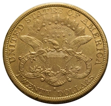 1877 $20 Gold Coin Double Eagle Liberty Head San Francisco