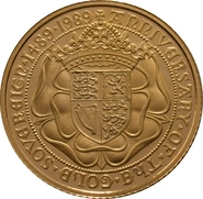 1989 Proof Gold Half Sovereign Elizabeth II