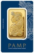 5 Tola Gold Bar PAMP Lady Fortuna Five