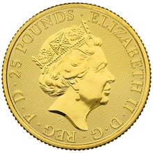 2021 1/4oz White Greyhound of Richmond Gold Coin Queen's Beasts