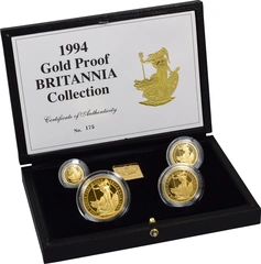 1994 Proof Gold Britannia 4 Coin Set Boxed
