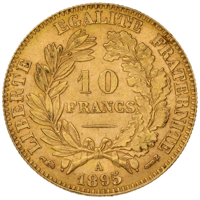 10 French Francs - Ceres - Third Republic