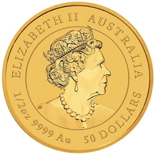 2023 Year of the Rabbit Gold Coin 1/2oz Perth Mint Australian Lunar Series