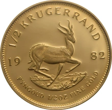 1982 Proof 1/2oz Krugerrand Gold Coin