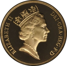 1993 Proof £2 Coin Gold Double Sovereign