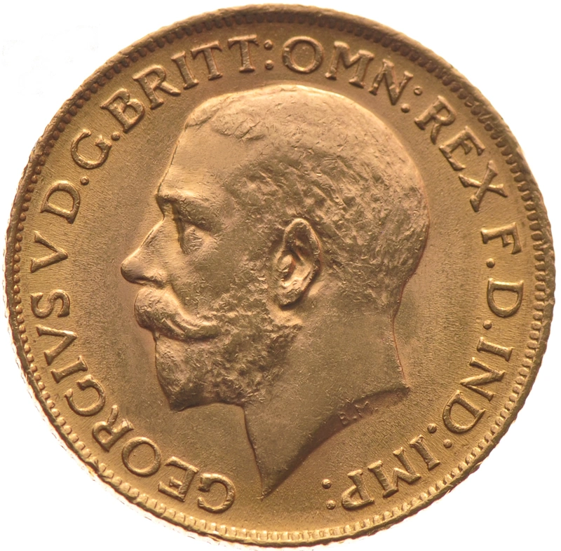 1924 Gold Sovereign Coin George V SA