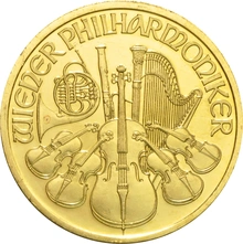1998 Austrian Gold Philharmonic Coin 1oz