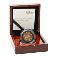 2020 Proof 50p Gold Coin Peter Rabbit Boxed