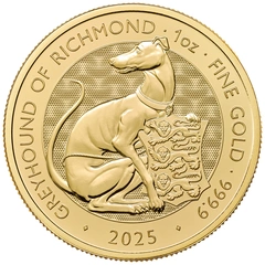 2025 Greyhound of Richmond - Tudor Beasts 1oz Gold Coin