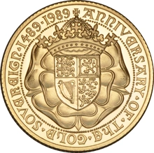 1989 Proof Gold Sovereign Coin Elizabeth II