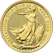 2019 1/2oz Gold Britannia Coin