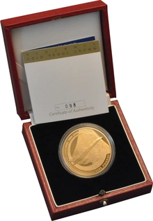 2003 Proof Gold Crown £5 Coin Concorde Boxed