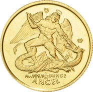 Isle of Man Angel Gold Coin 1/20oz