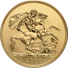 2000 Gold £5 Coin Brilliant Uncirculated Boxed