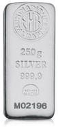 Nadir 250 Gram Minted Silver Bar