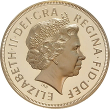 2002 Proof Gold £5 Coin Quintuple Sovereign