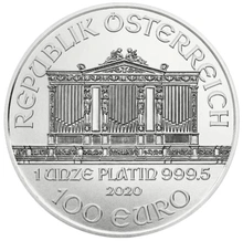 2022 Austrian Philharmonic Platinum Coin 1oz