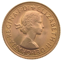 1960 Gold Half Sovereign