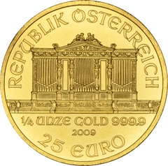 2009 1/4oz Austrian Gold Philharmonic Coin