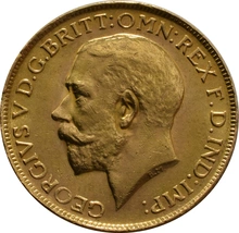1927 Gold Sovereign Coin George V SA