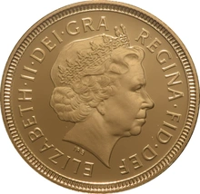 2002 Proof Gold Half Sovereign Boxed