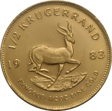 1983 1/2oz Krugerrand Gold Coin