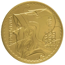 2003 Proof 1/2oz Gold Britannia Coin