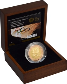 2008 Proof £2 Gold Coin London Olympic Handover Ceremony Boxed
