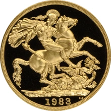 1983 Proof £2 Coin Gold Double Sovereign
