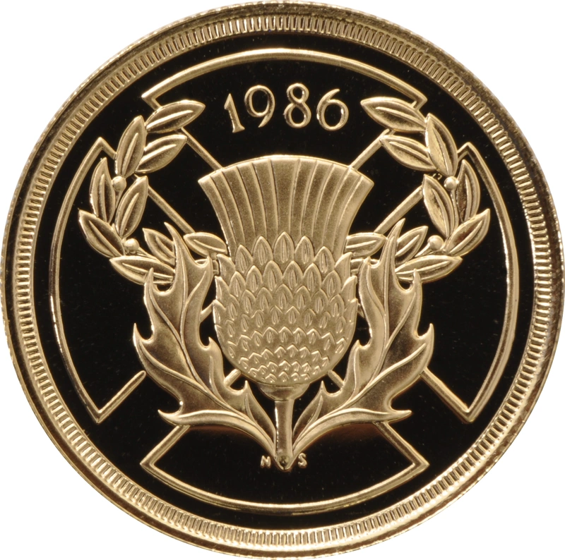 1986 Proof £2 Coin Gold Double Sovereign