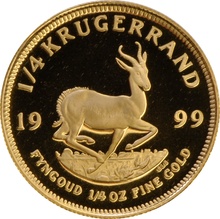 1999 1/4oz Gold Proof Krugerrand - Boxed
